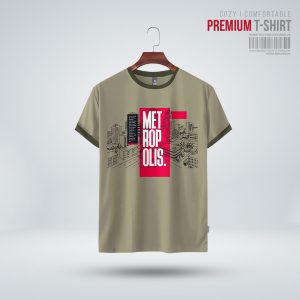 Mens Premium Contemporary T-Shirt - Golden slate